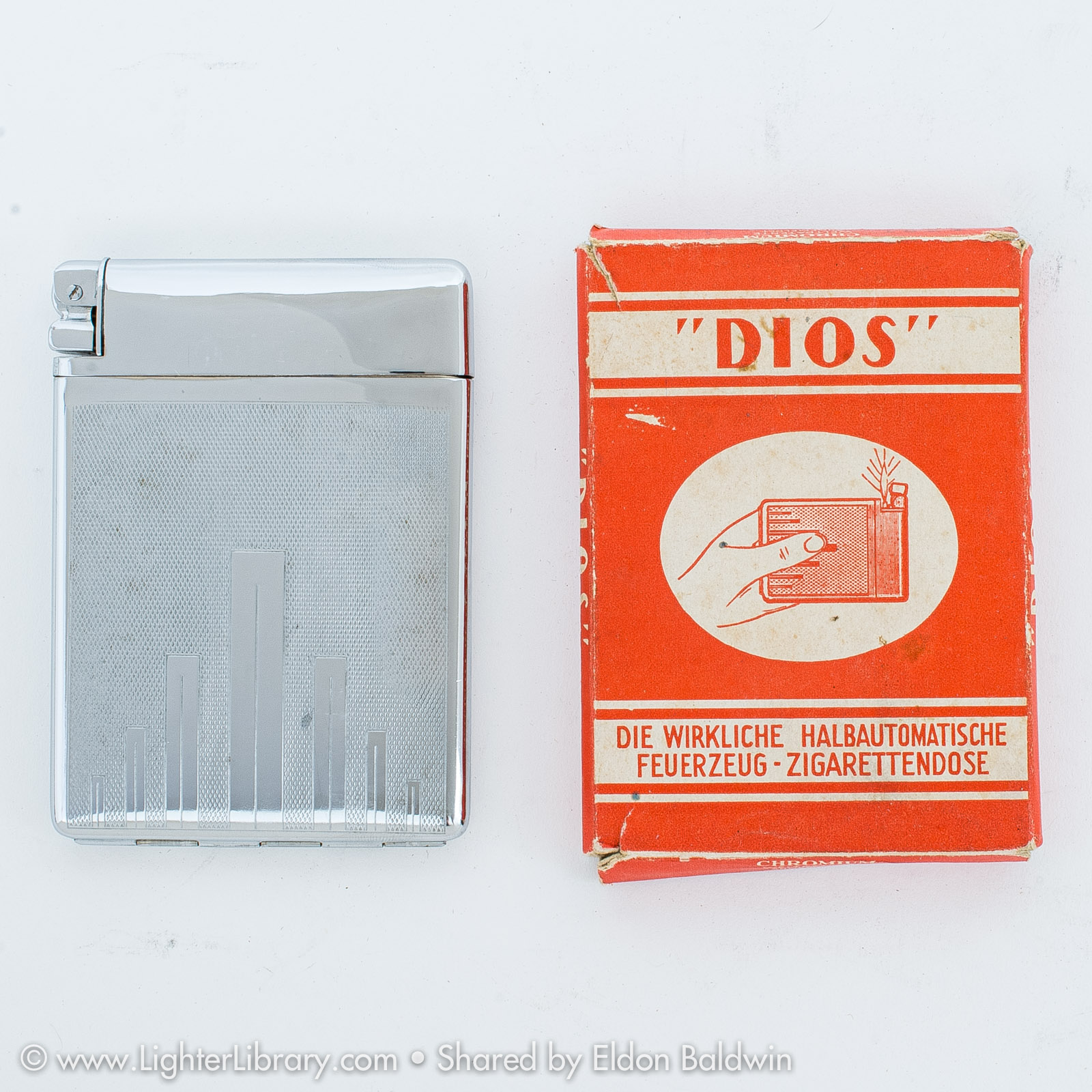 Royal Caselite Vintage Cigarette Case & Lighter