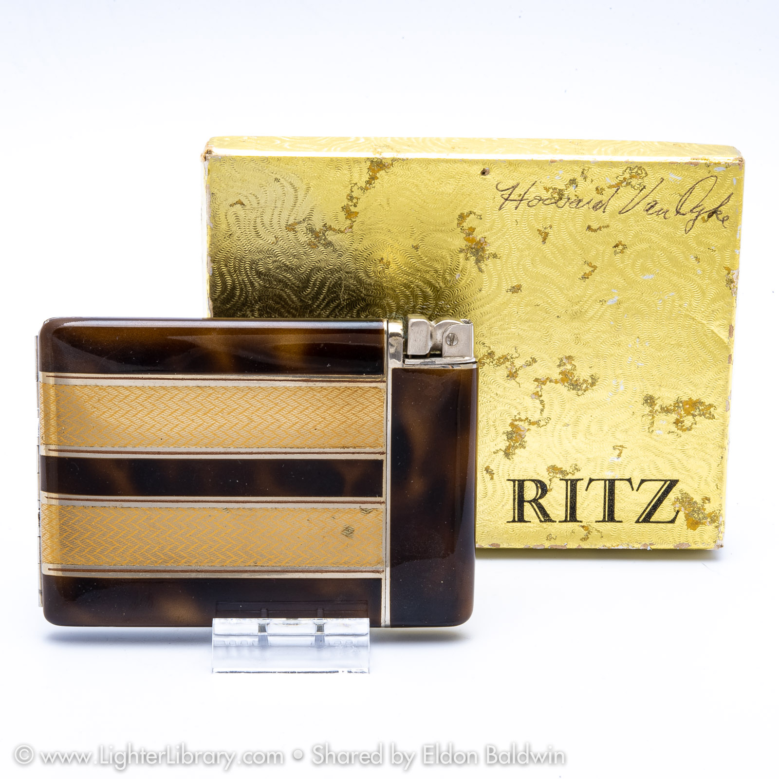 Royal Caselite Vintage Cigarette Case & Lighter