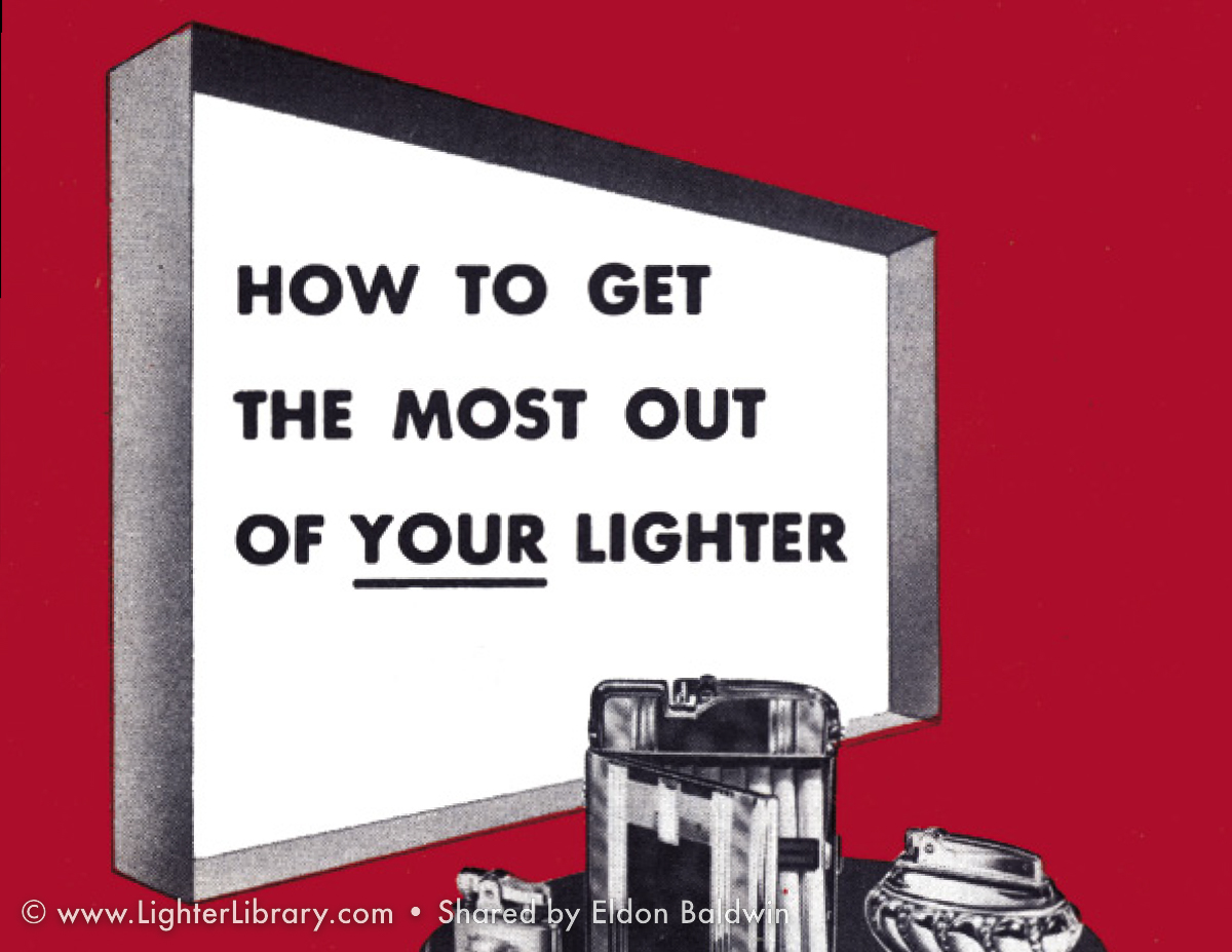 How To Get The Most Out Of Your Lighter : care & maintenance info 